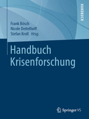 cover image of Handbuch Krisenforschung